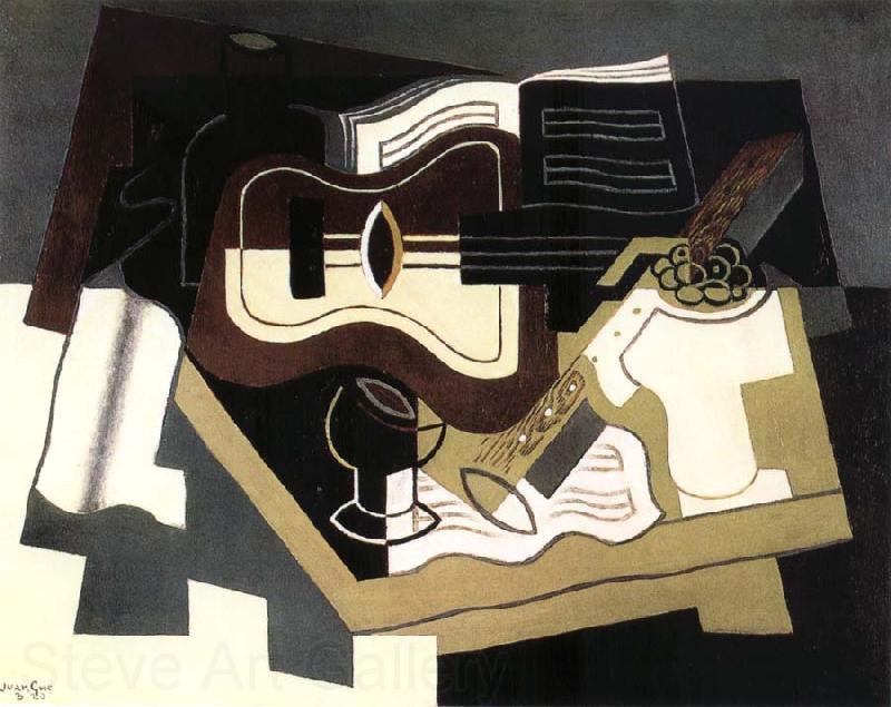 Juan Gris Guitar and clarinet